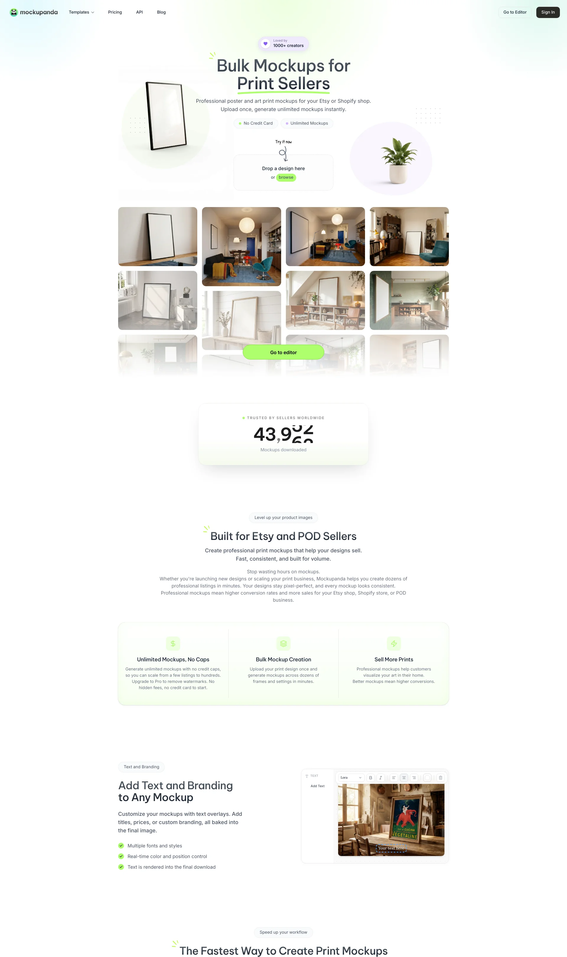 Etsy & Shopify Mockup Generator: Bulk Mockups for Print Sellers