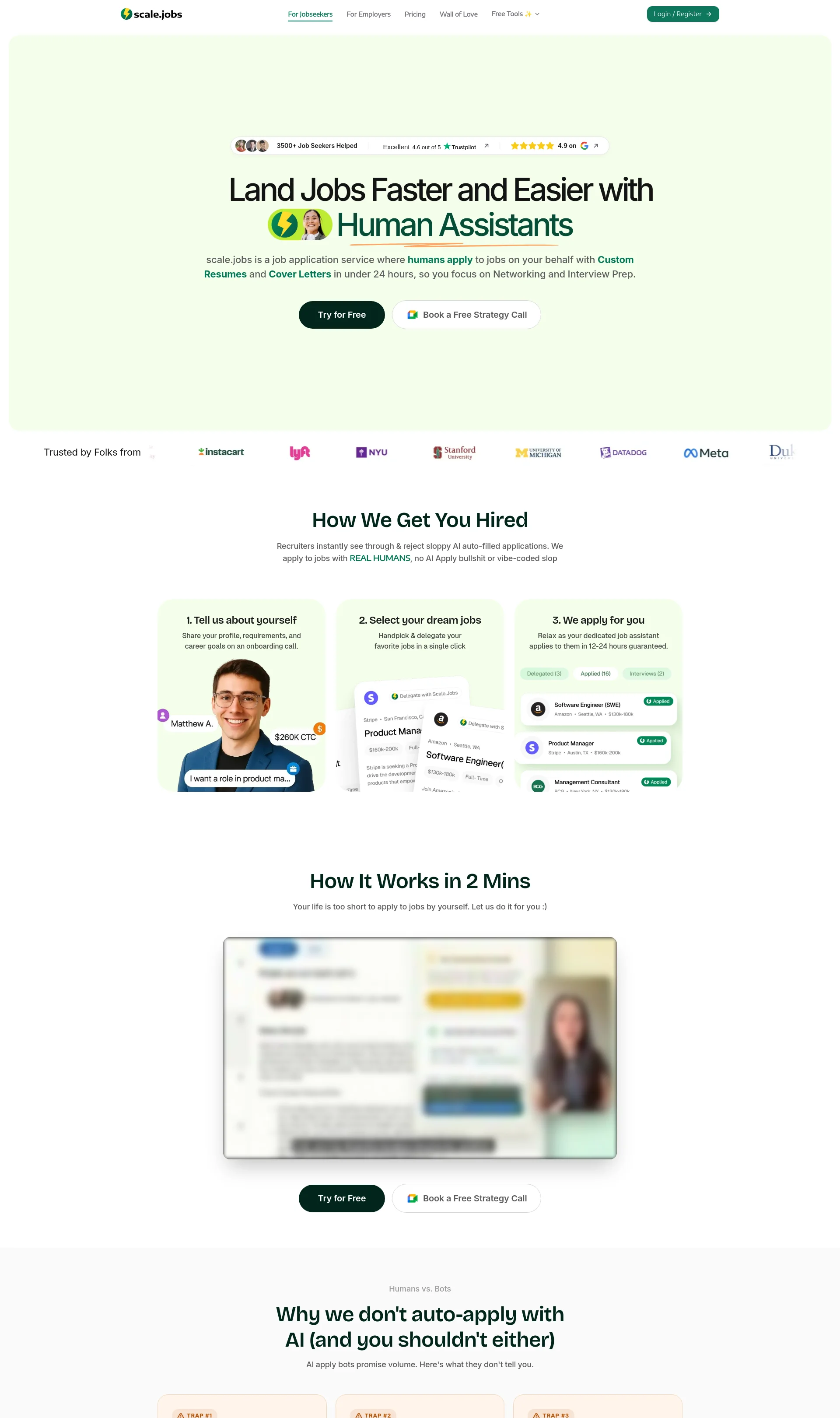 Virtual Assistant for Job Applications