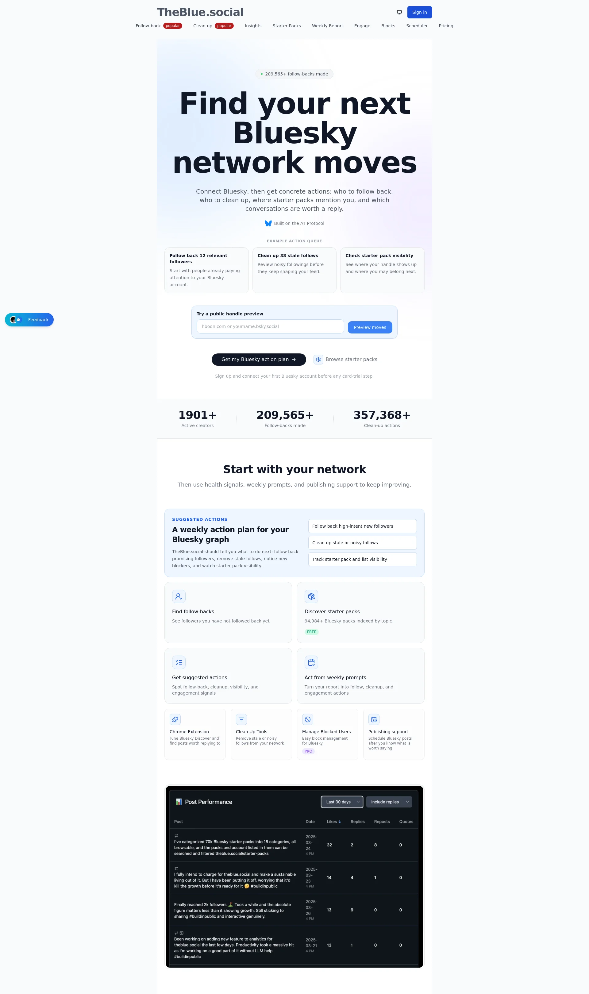 Find your next Bluesky network moves