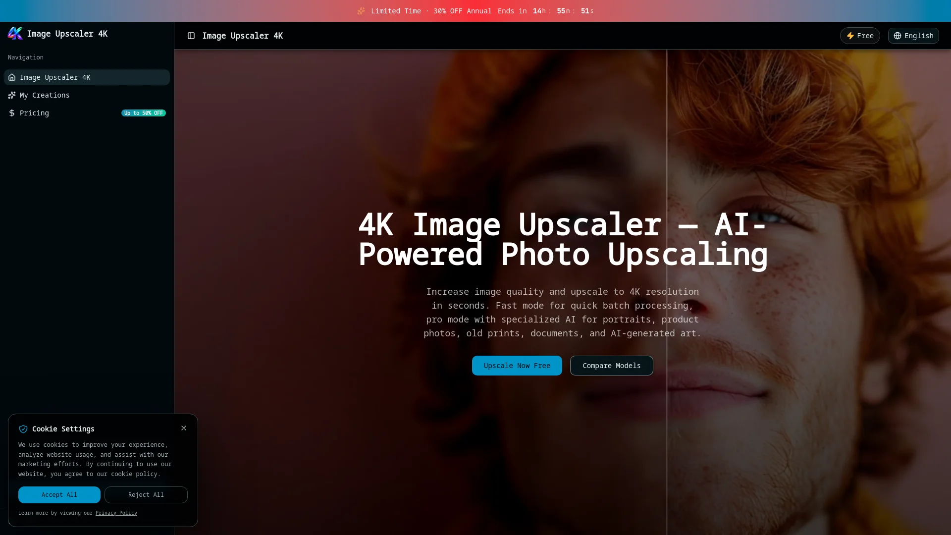 Free 4K Image Upscaling Online