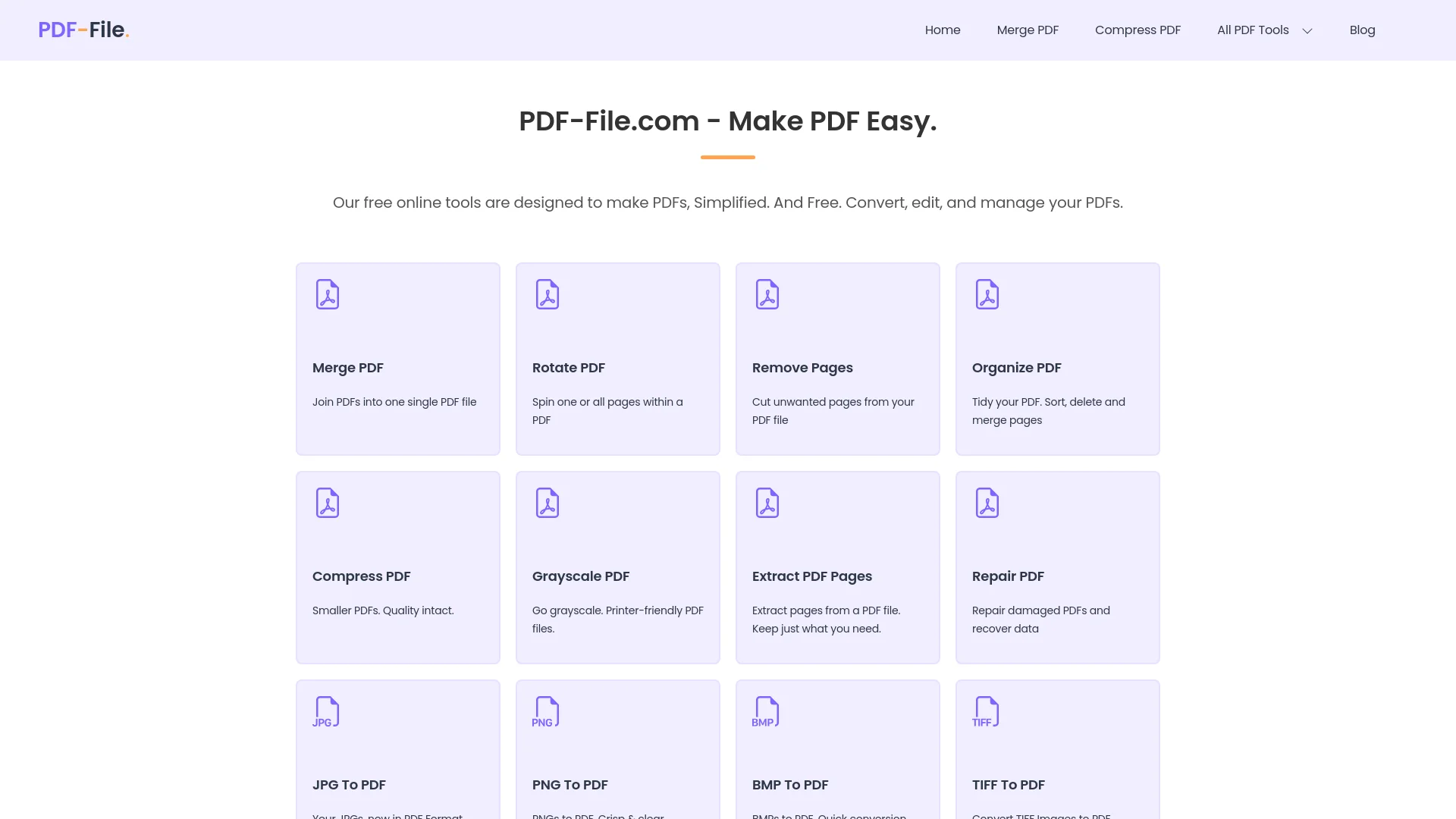 Edit, Convert & More PDF-File.com