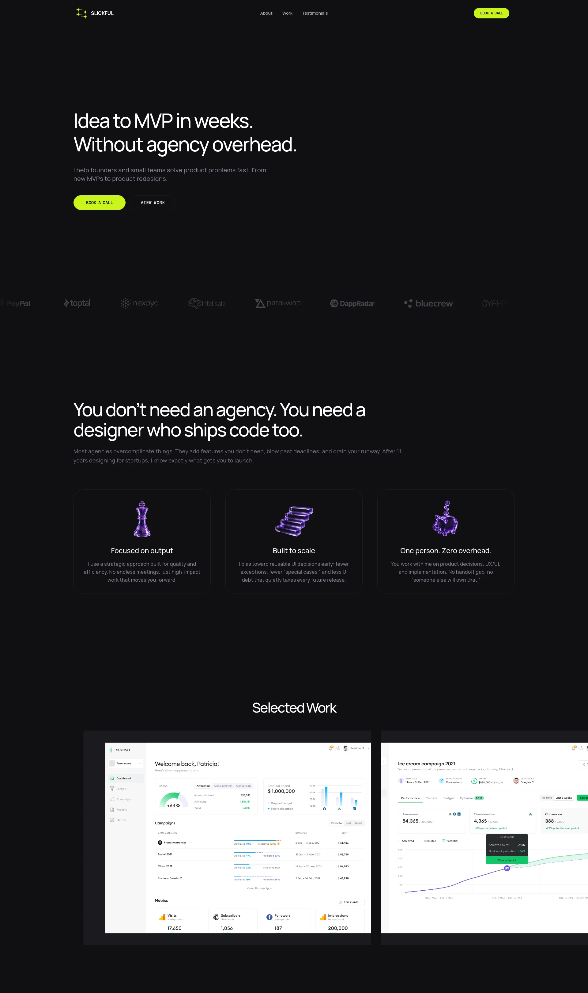 Design Engineer for SaaS Products and Websites