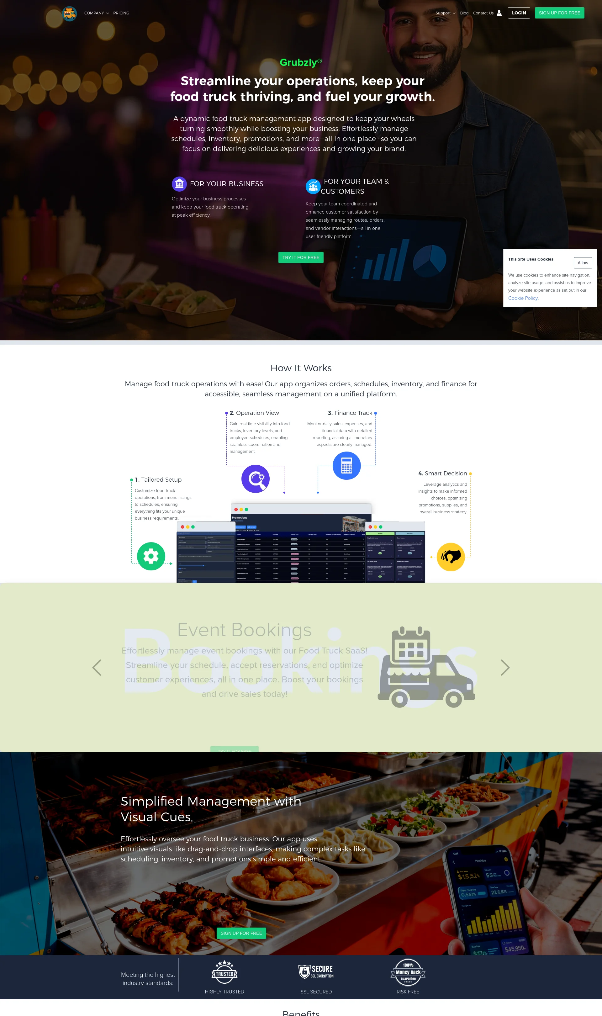 Streamline your food truck operations and fuel your growth with Grubzly