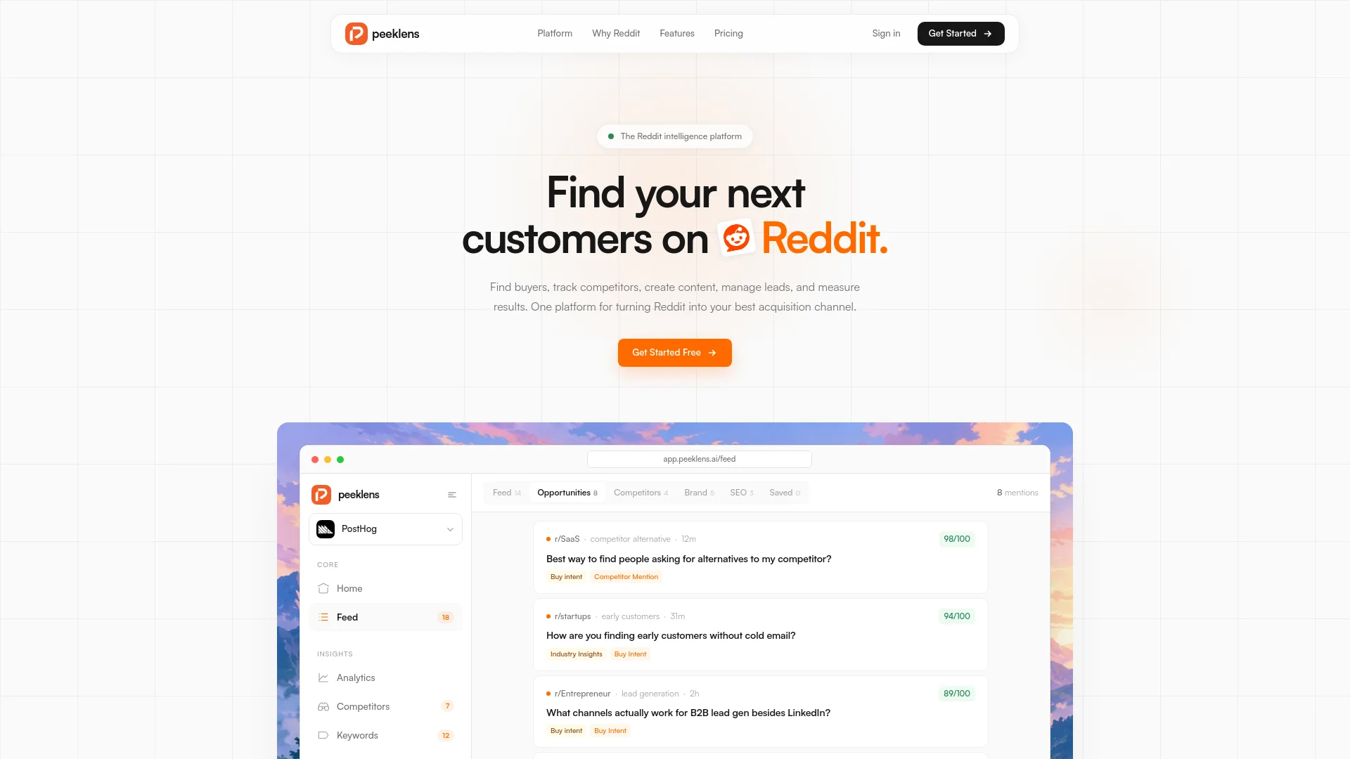Reddit Lead Generation & Social Listening