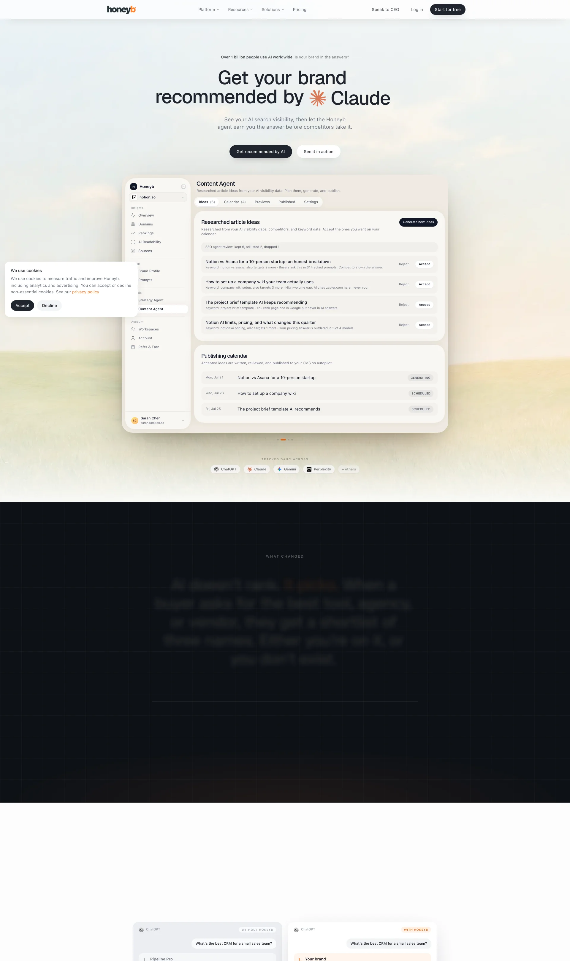 AI Visibility Software for Answer Engine Optimization