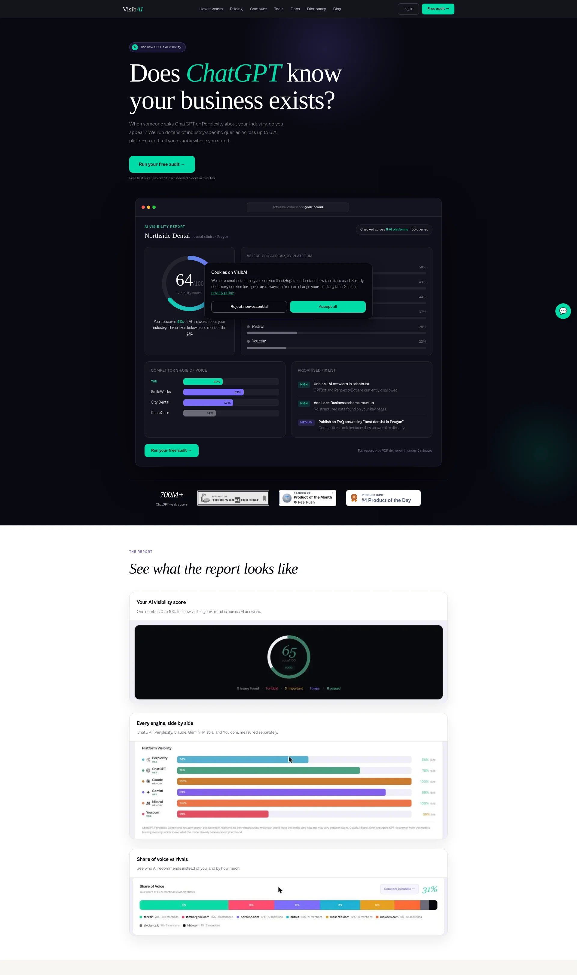 AI Visibility Audit | Check if ChatGPT knows you exist