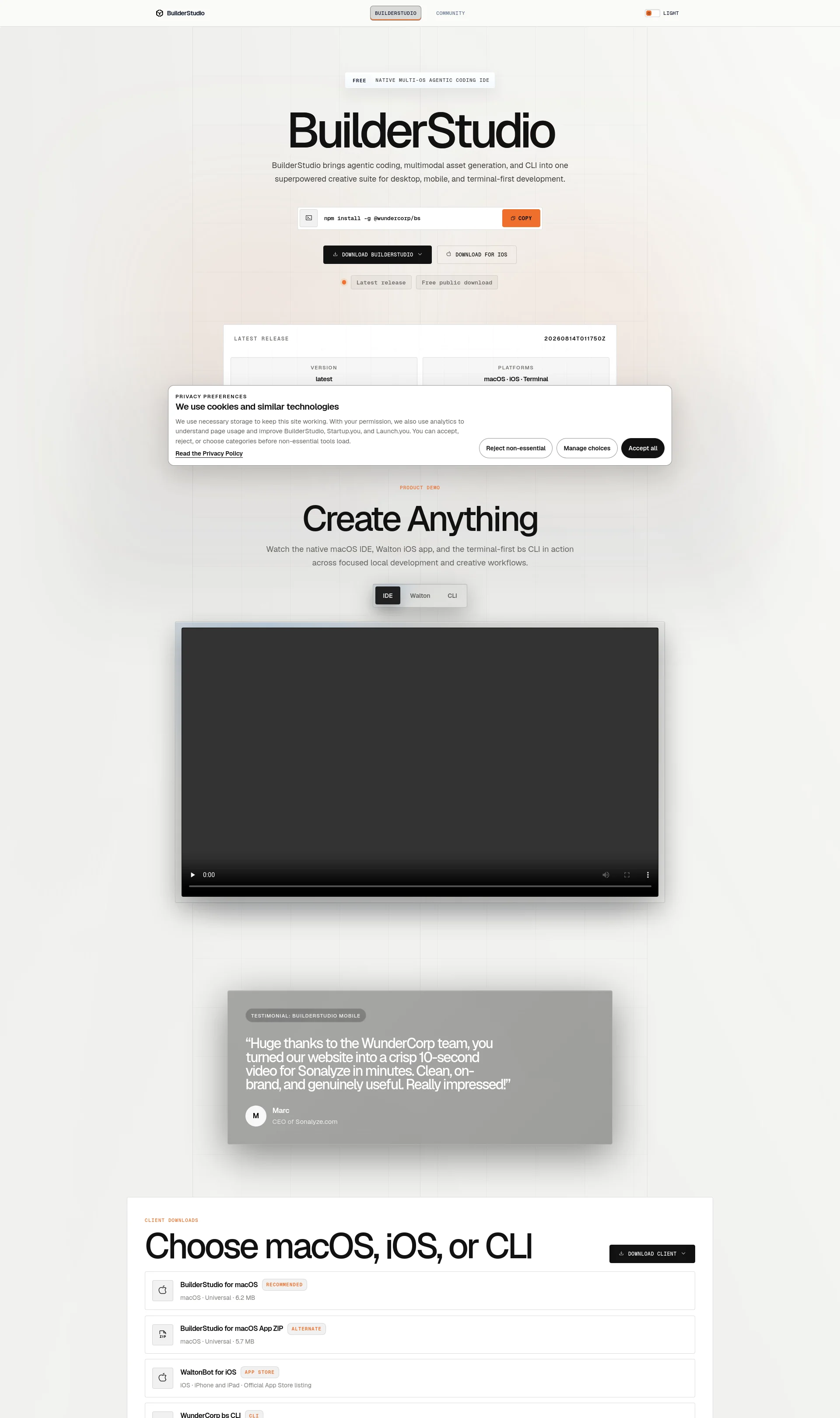 Agentic Creation