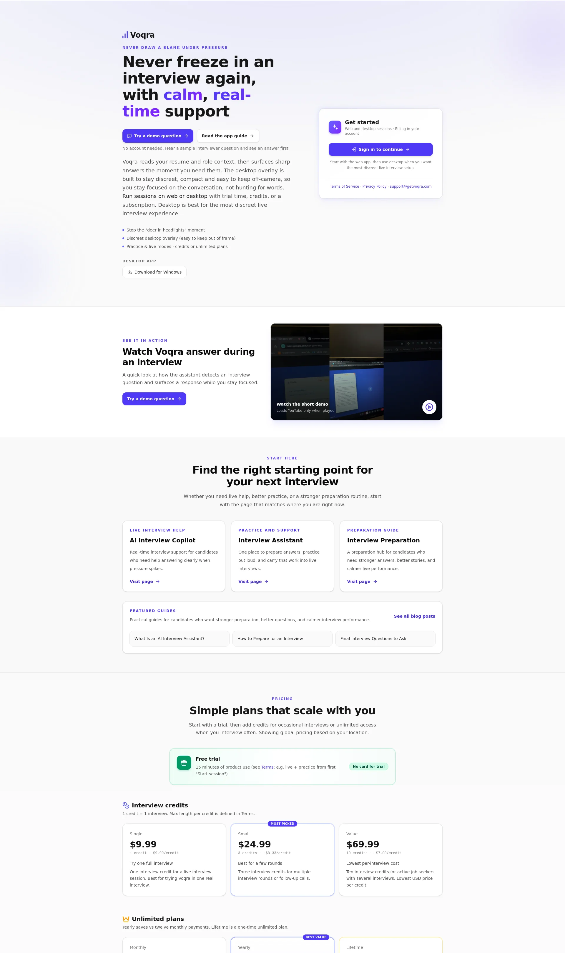 AI Interview Assistant for Real-Time Interview Support