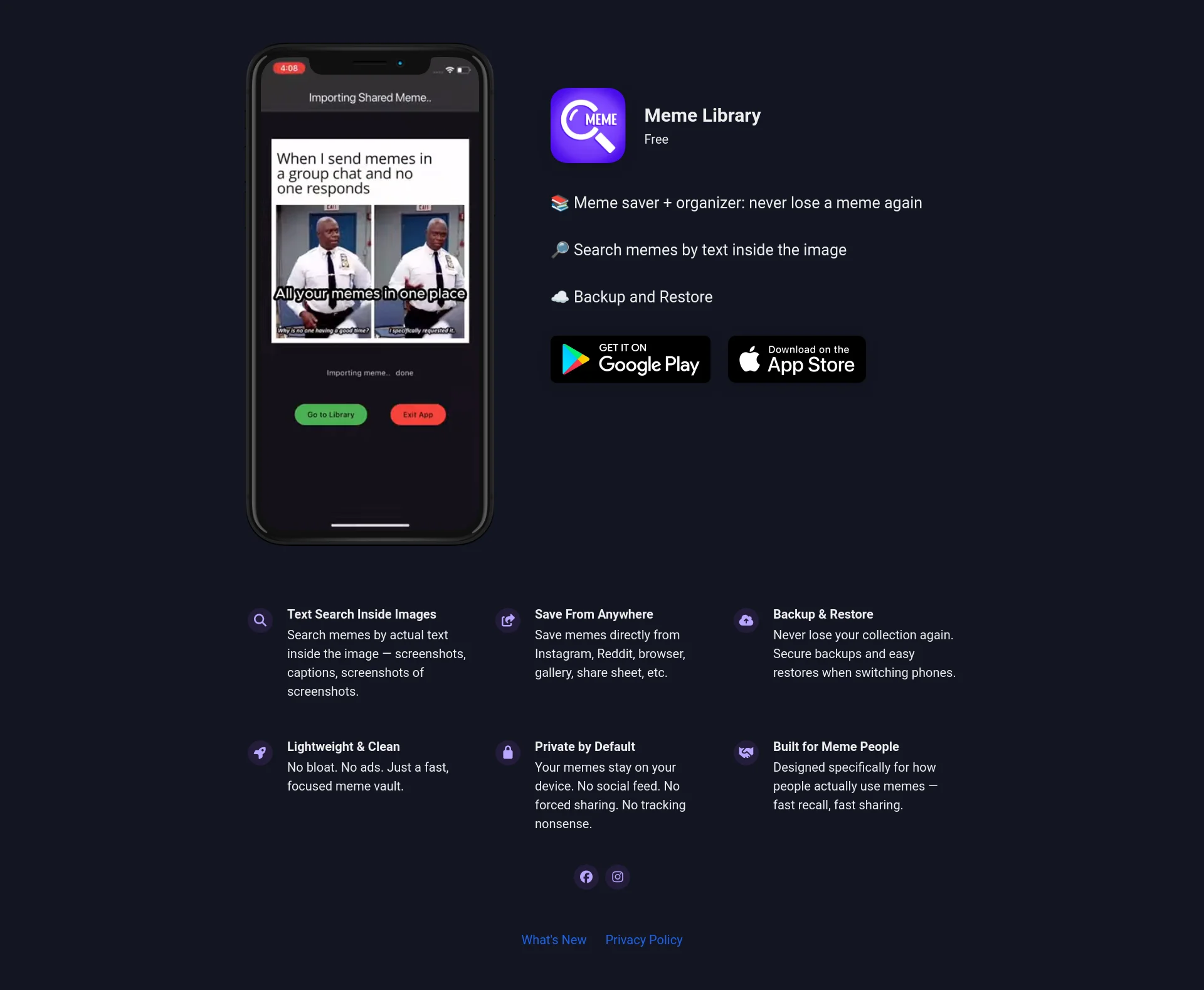 Never lose a meme again with Meme saver + organizer