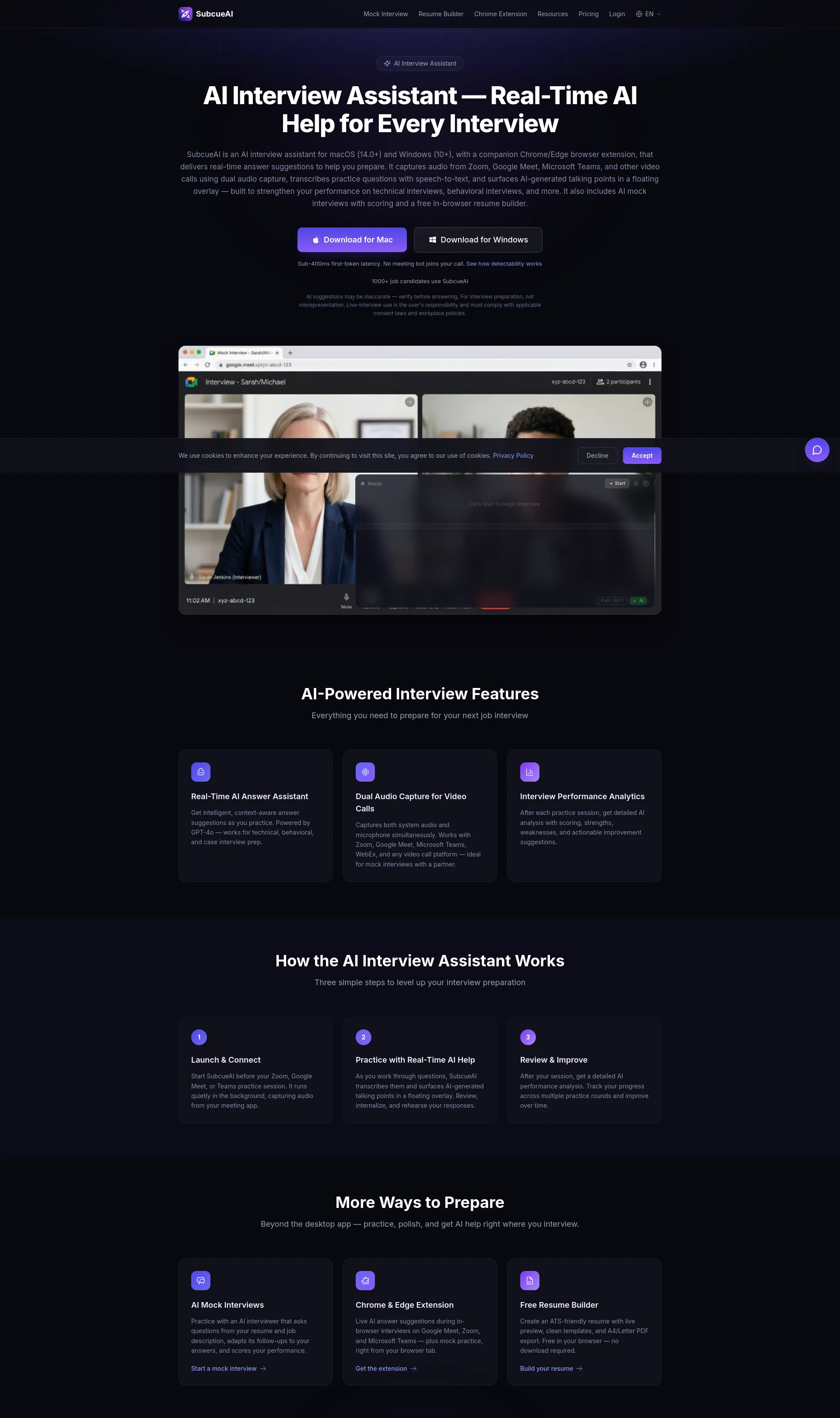 Real-Time AI Help for Every Interview