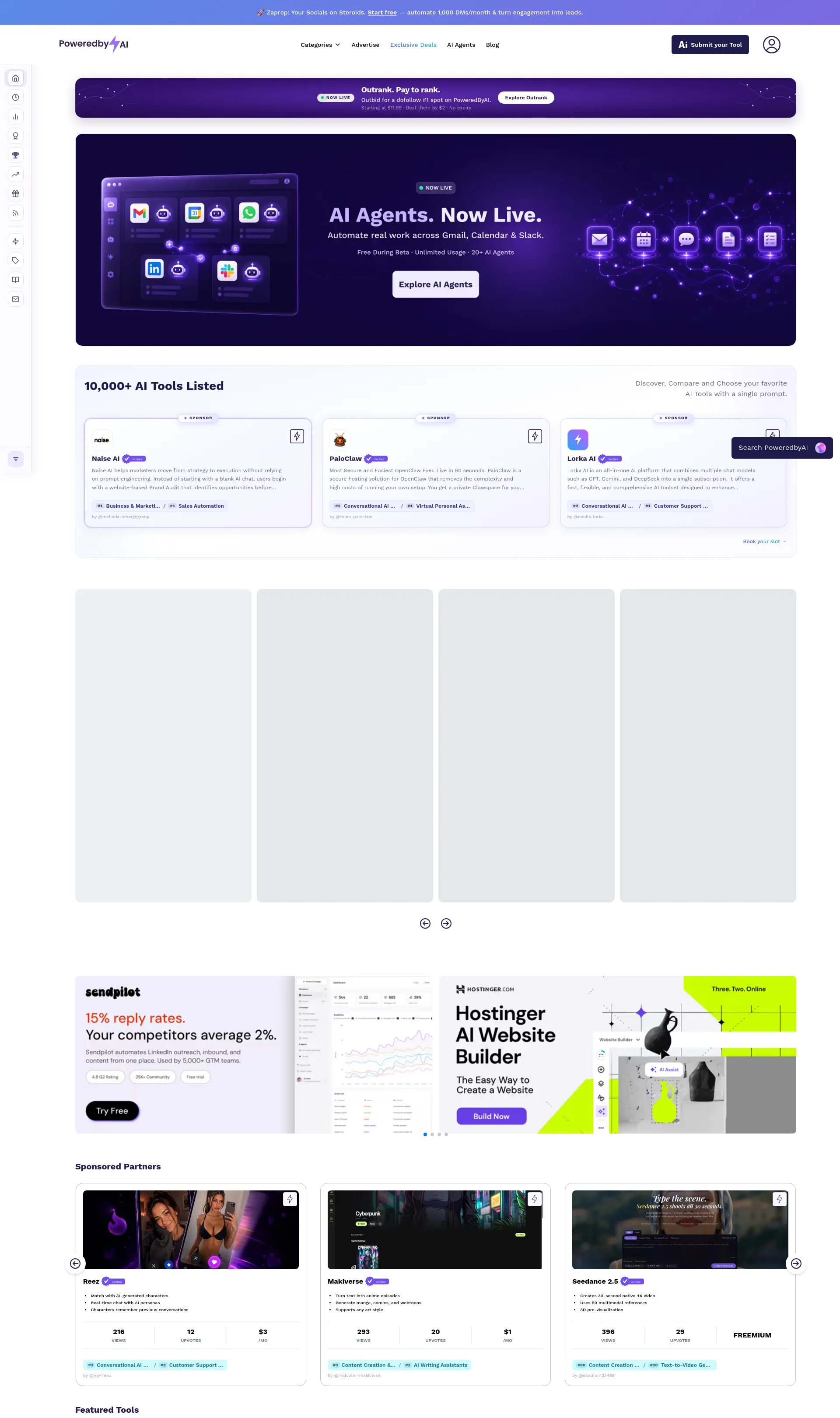 10,000+ AI Tools Directory 2026