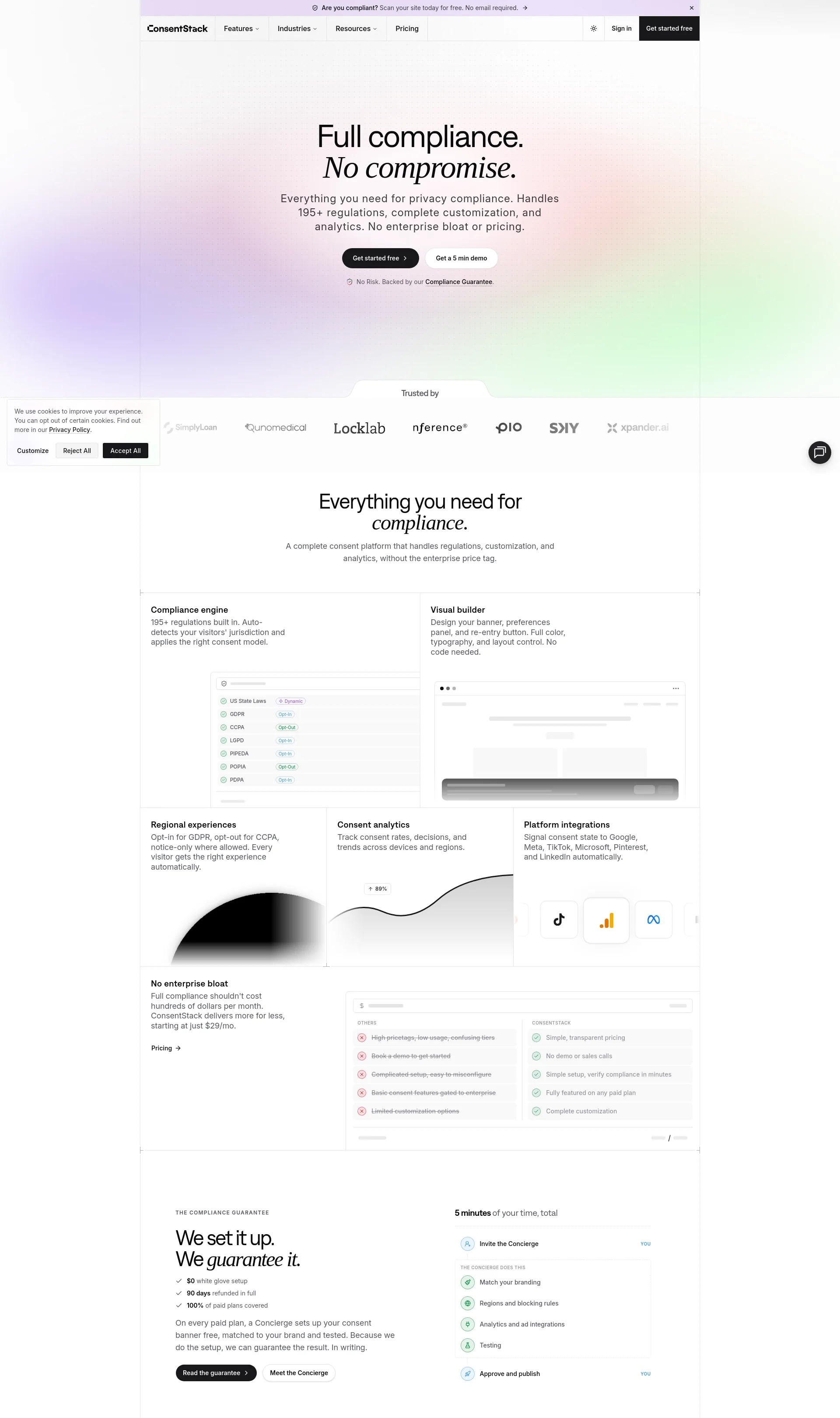 Modern Consent Management Platform