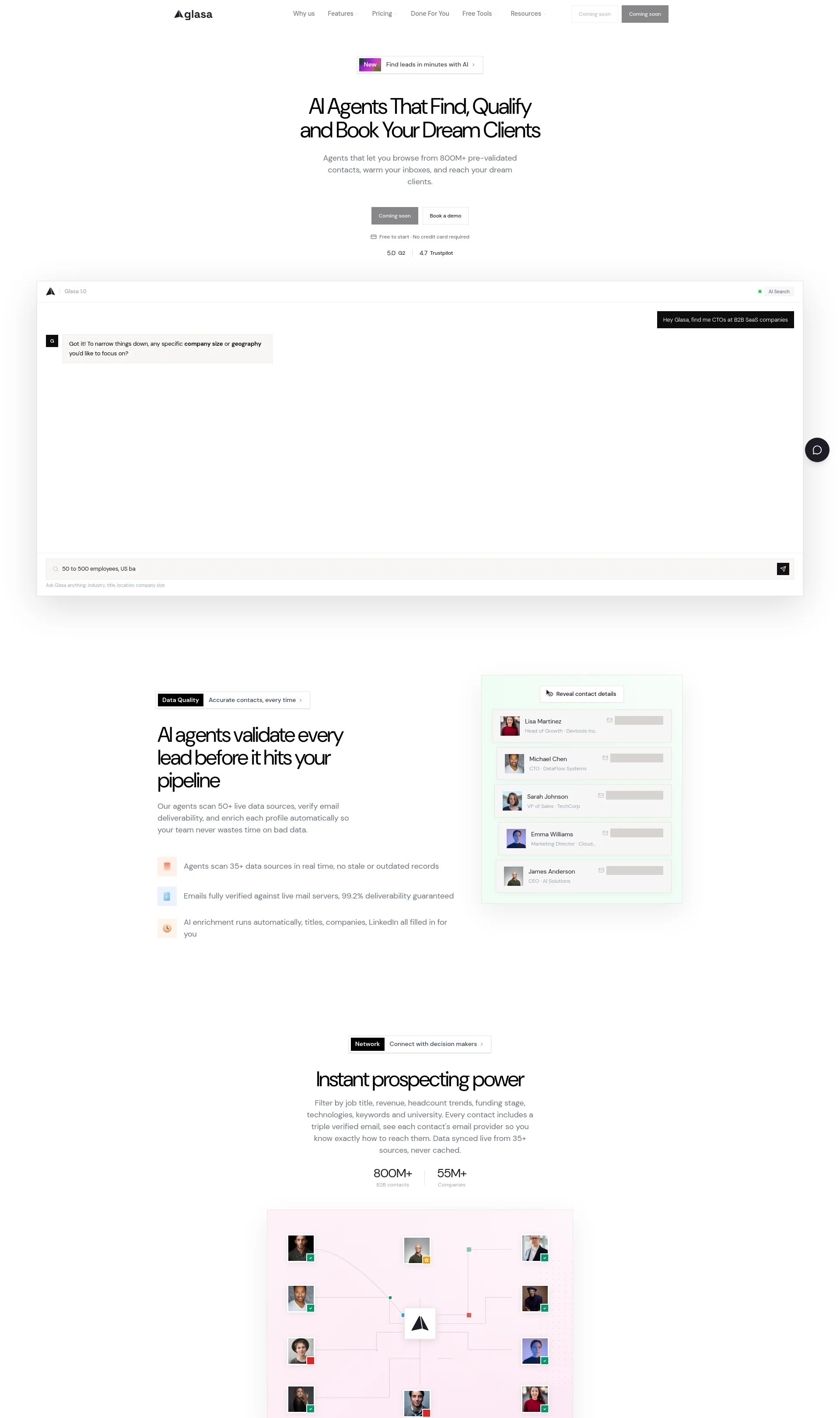 B2B Lead Generation & Sales Intelligence Platform