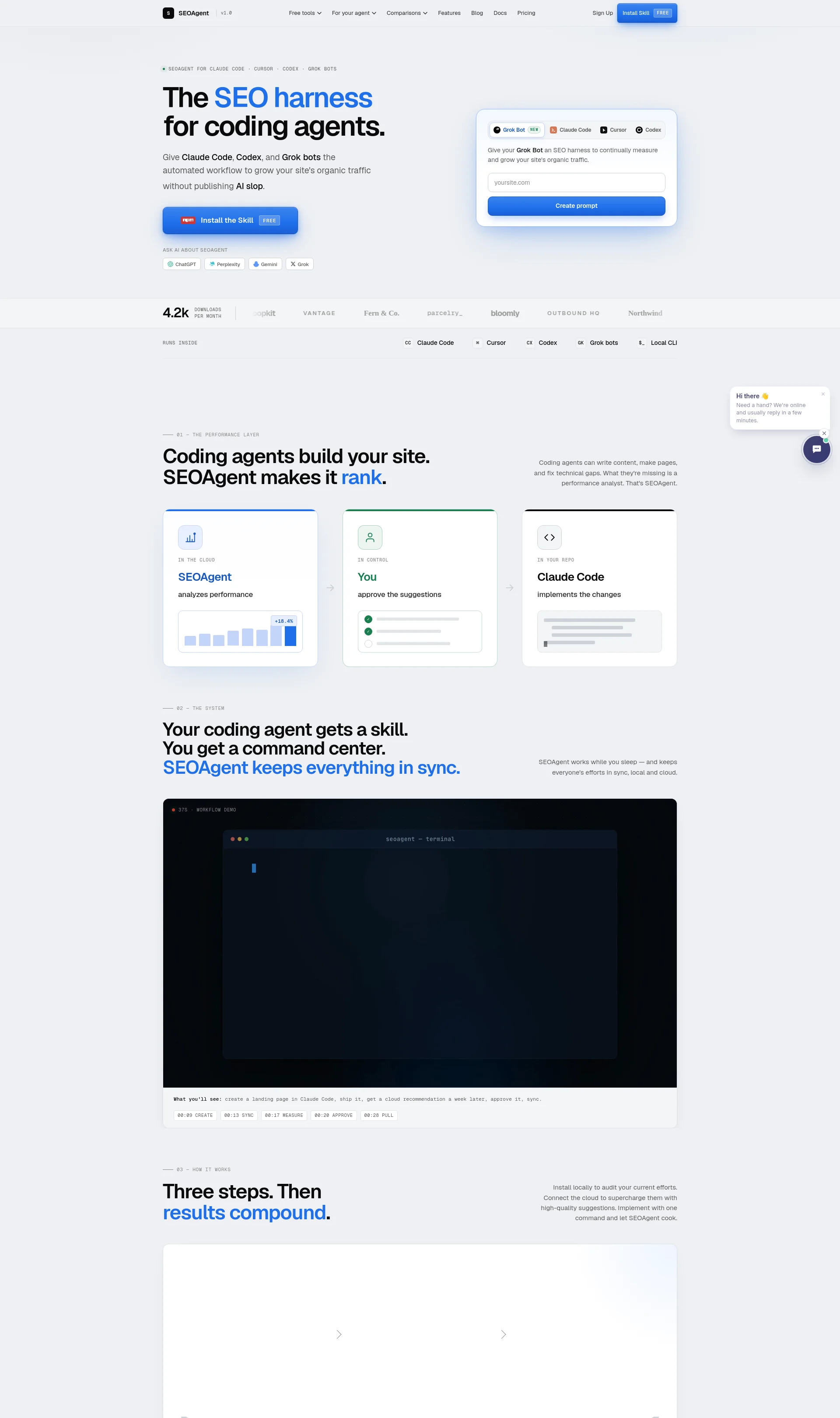 The SEO engine for coding agents like Claude Code, Cursor, and Codex