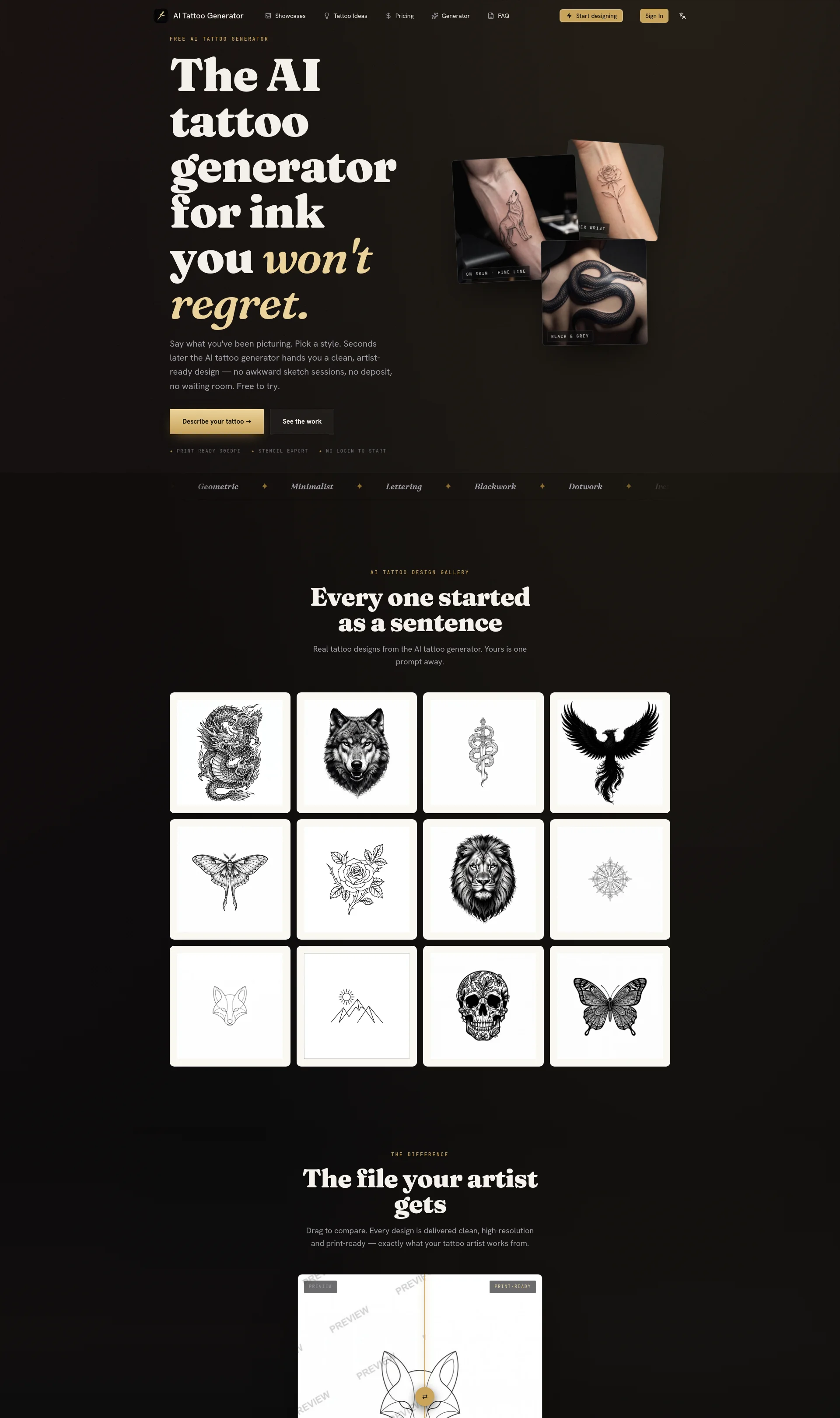 Design Your Tattoo & Get an Artist-Ready File