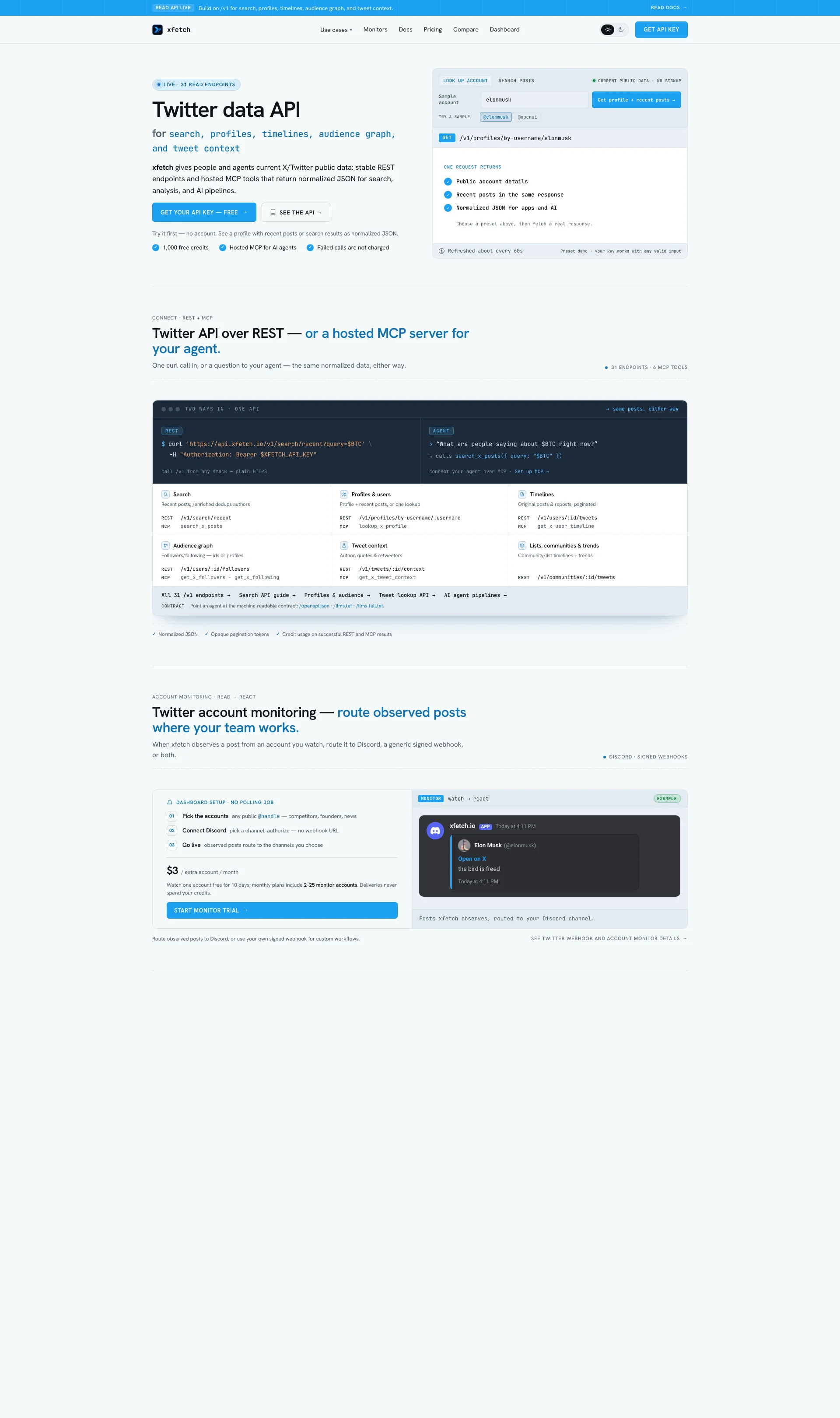 Twitter/X Data API for REST & MCP