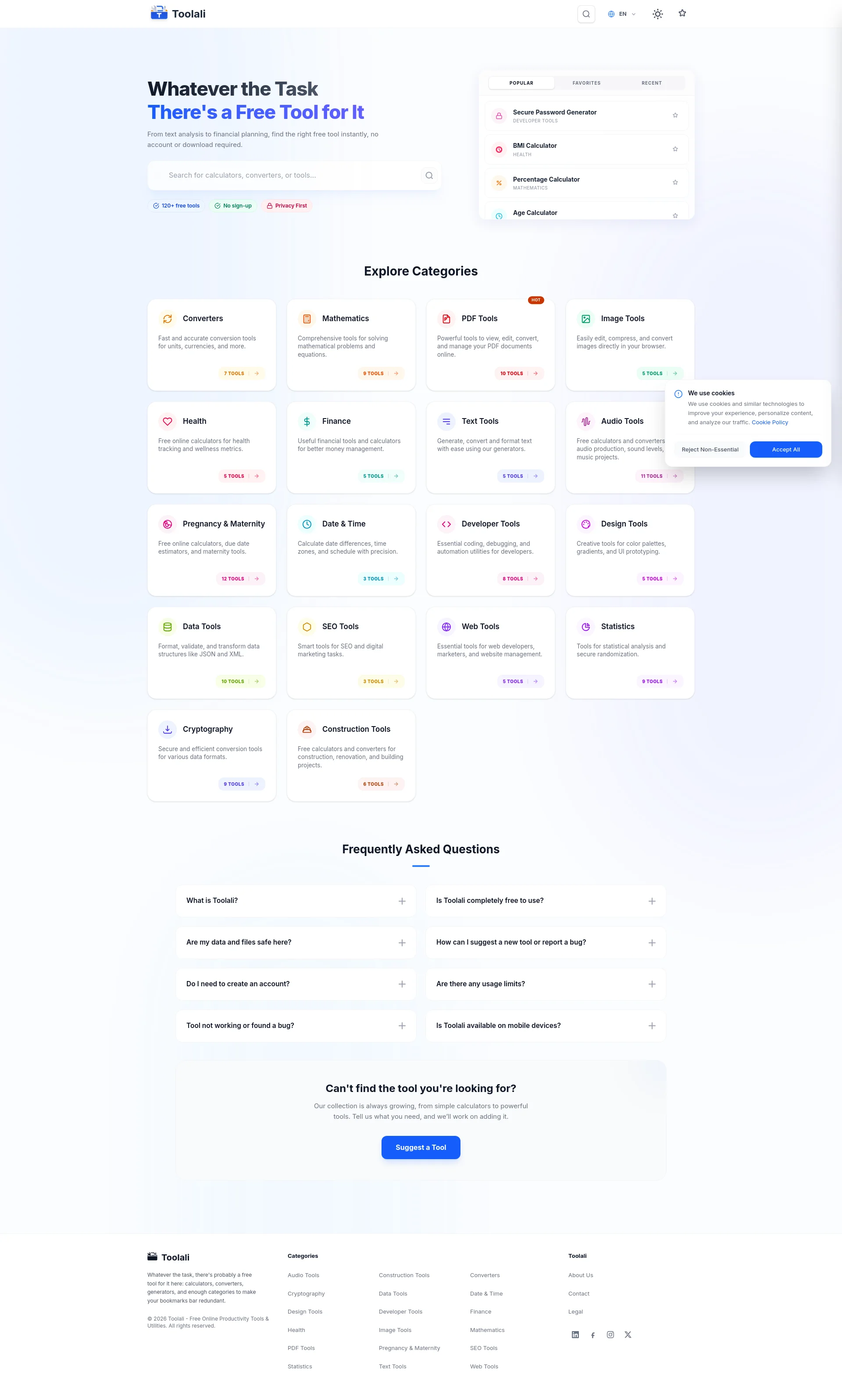 Free Online Productivity Tools & Utilities