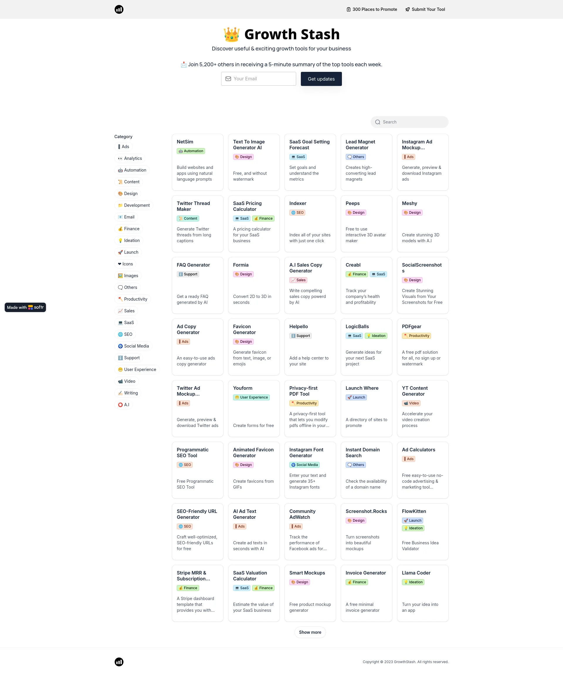 Discover useful & exciting growth tools for your business