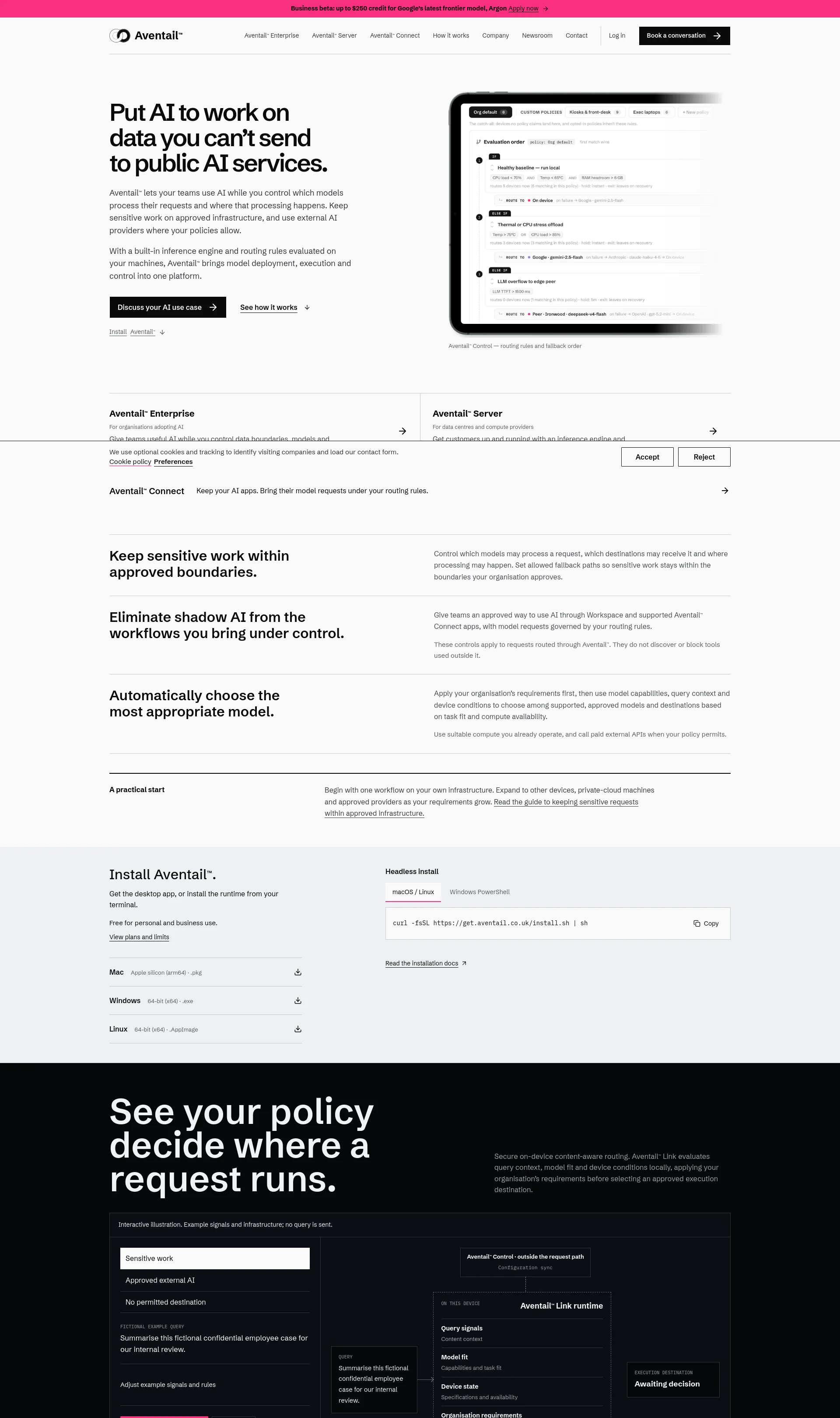 AI for sensitive work within your data boundaries