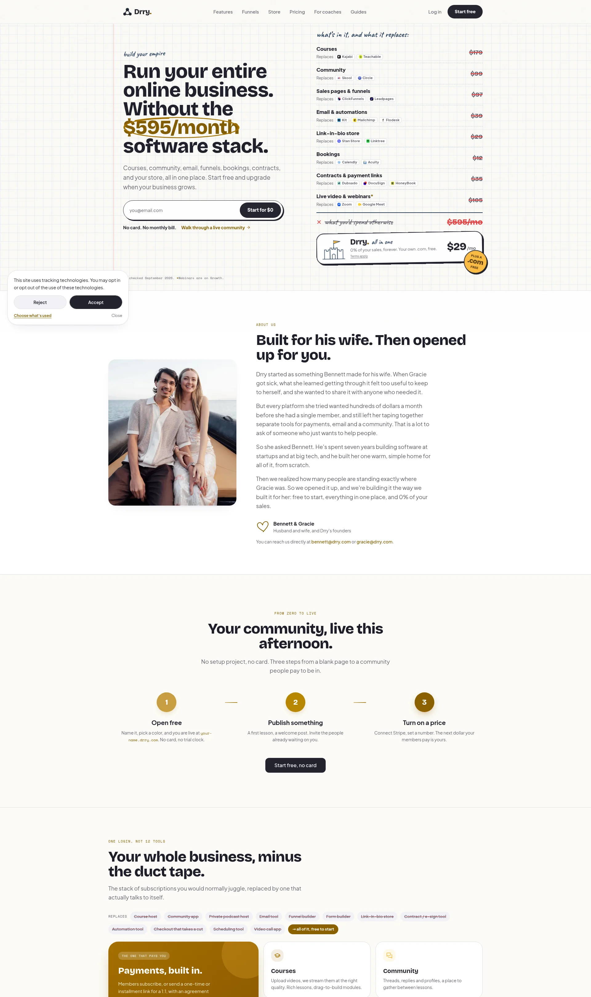 The all-in-one community platform with 0% fees