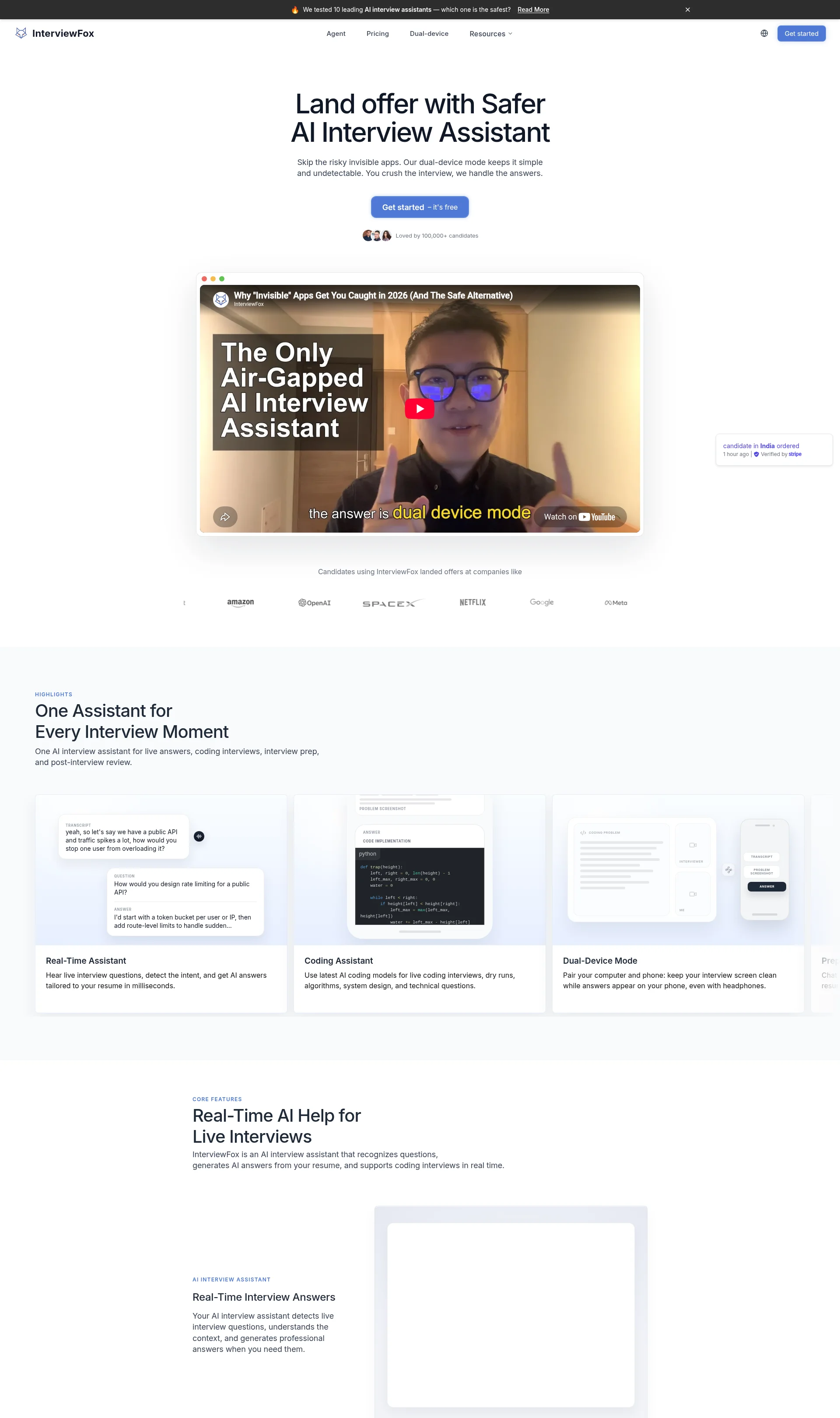 AI Interview Assistant for Live Interviews