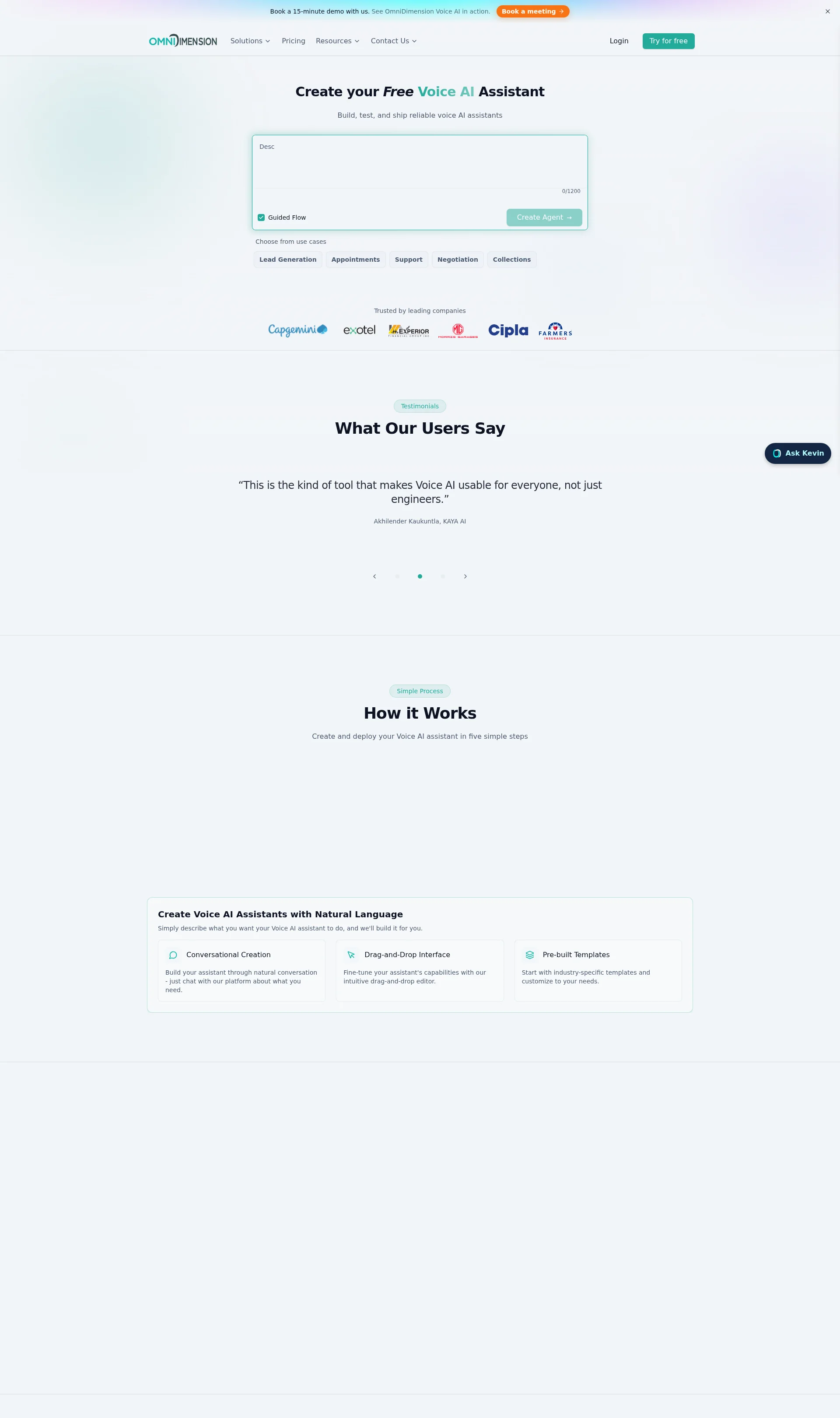 AI Voice Agents & Conversational AI Platform