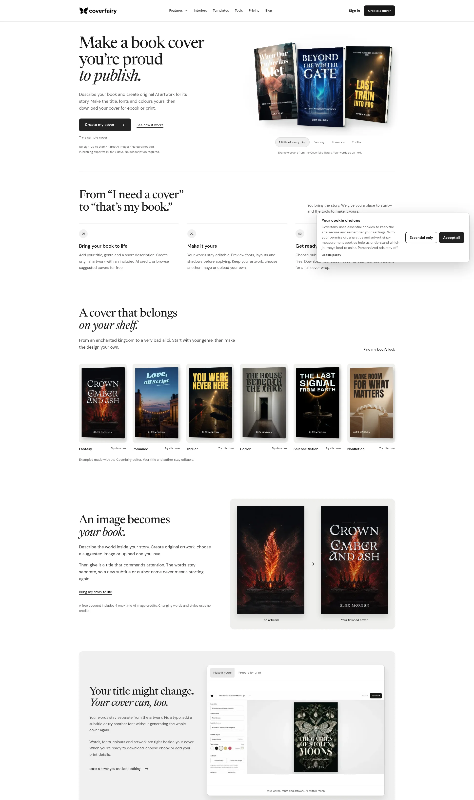 Book Cover Maker & Book Formatter