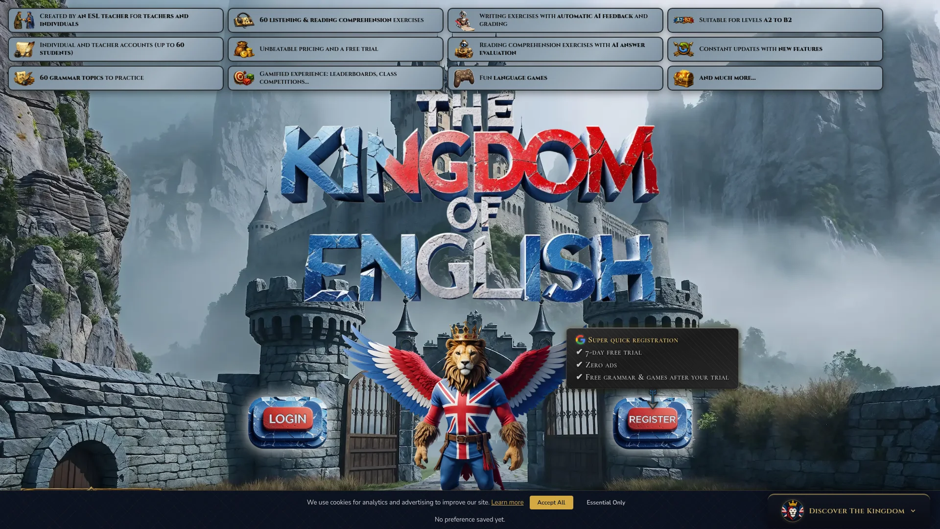 ESL & EFL Practice Platform for Teachers and Students
