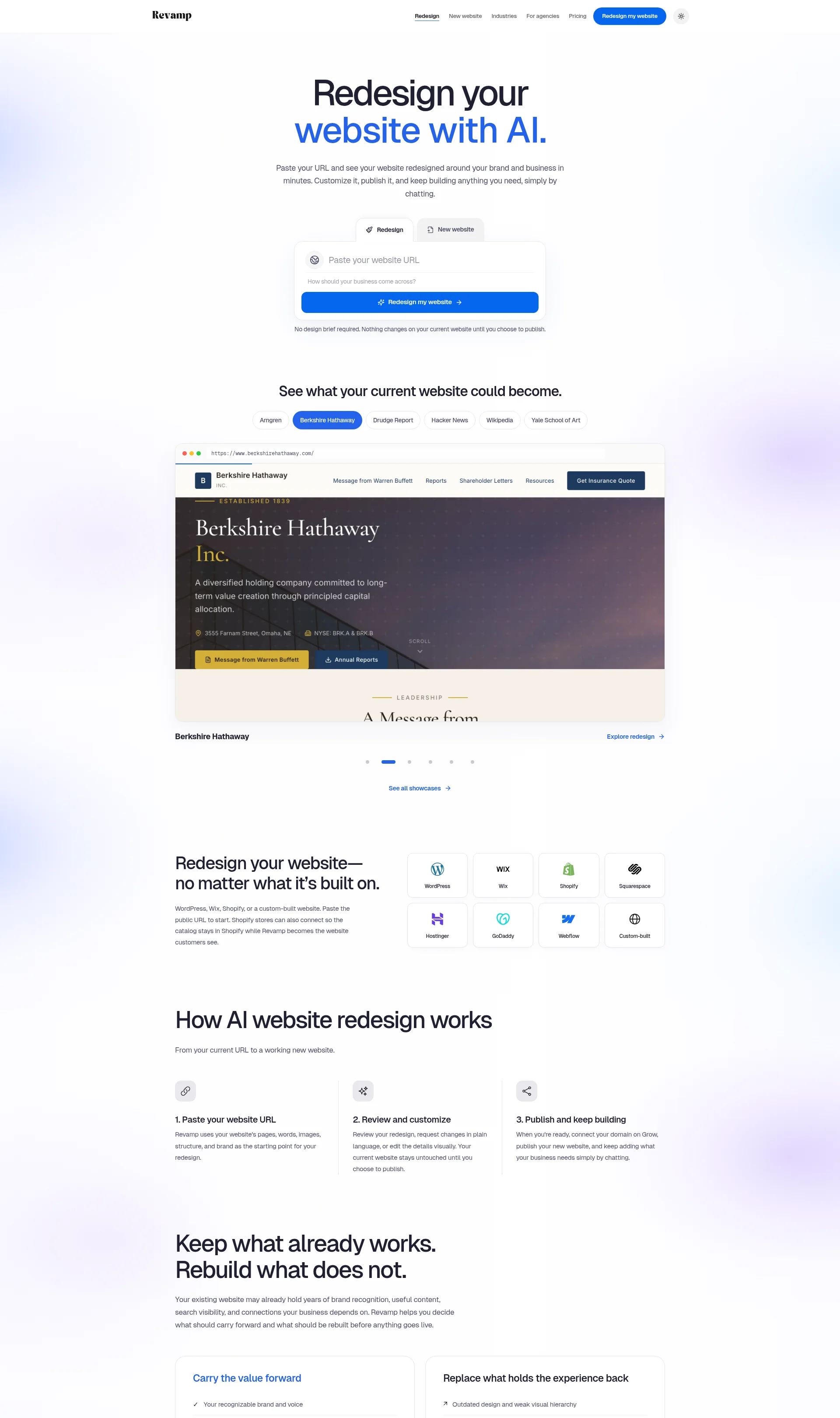 Redesign Your Website with AI