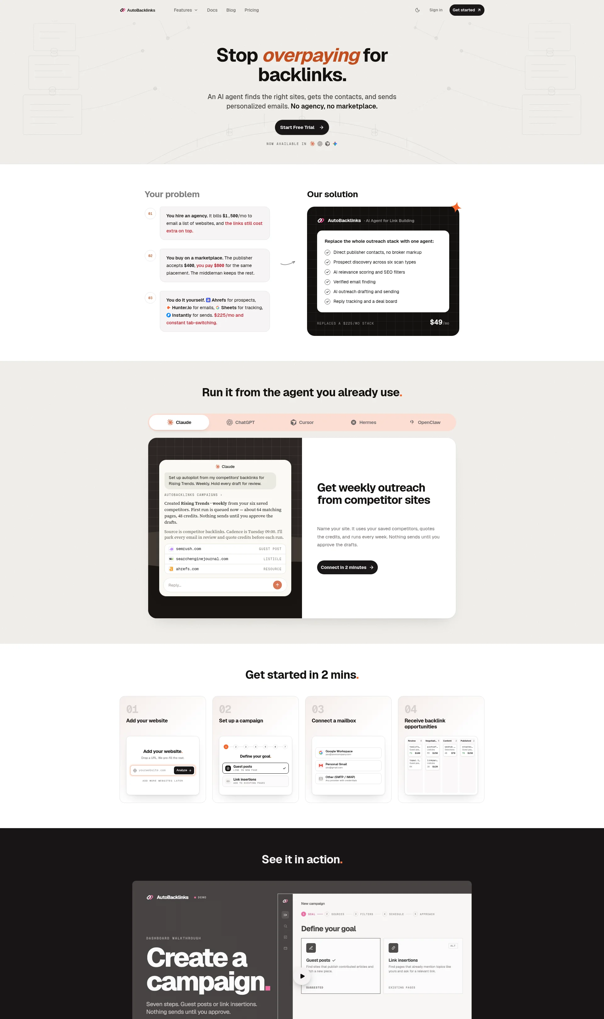 AI Link Building Outreach Tool
